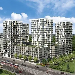 Garden Tower - 8 Min Do Centra, Garaz Apartmán
